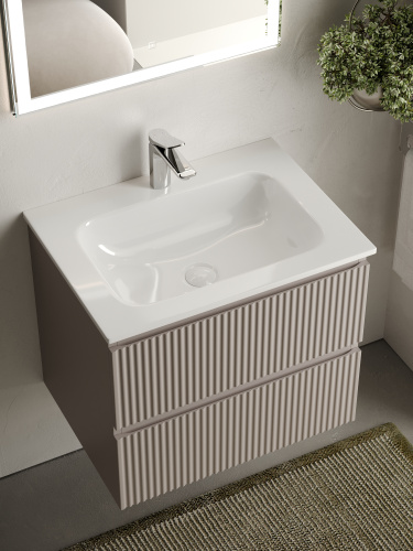 Тумба под раковину Sancos SNOB R SNR60SM 59х44,5х50 настенная - фото 5